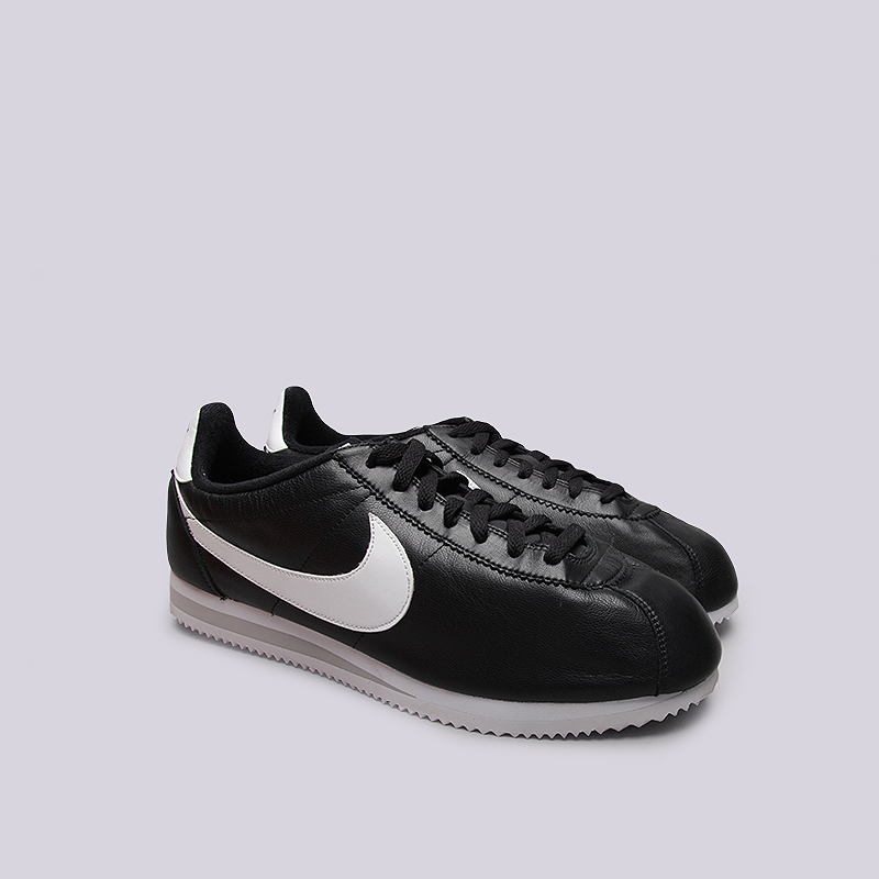 мужские черные кроссовки Nike Classic Cortez Premium QS 724262-010 - цена, описание, фото 2